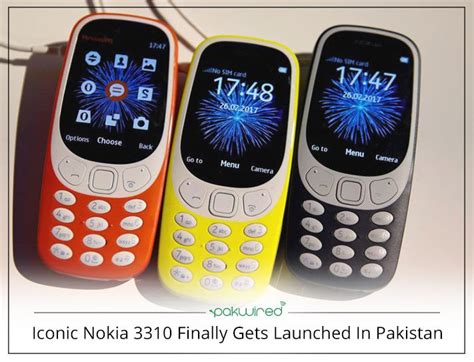 Iconic Nokia 3310 Finally Available In Pakistan Now