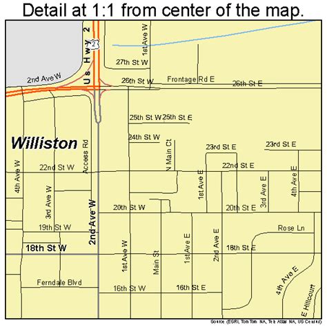 A number of armed forces automatically consider any accidental discharge to be negligent discharge. Williston North Dakota Street Map 3886220