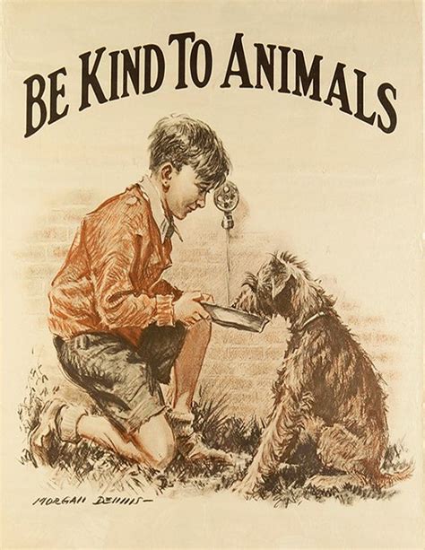 Be Kind To Animals Print Decoupaged On Wood Kindness To Animals Dog