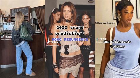 2023 Fashion Trend Predictions Tiktok Compilation Youtube