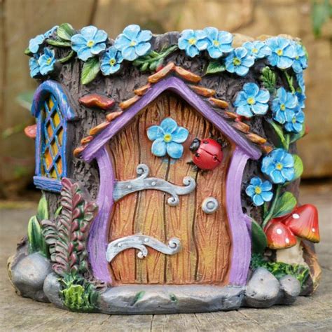 Darthome Ltd Vintage Resin Outdoor Garden Lawn Patio Fairy Pixie House