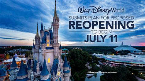 Phased Reopening Plans Of Walt Disney World Resort Announced