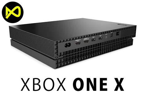 Xbox One X Console 2017 3d Model Cgtrader