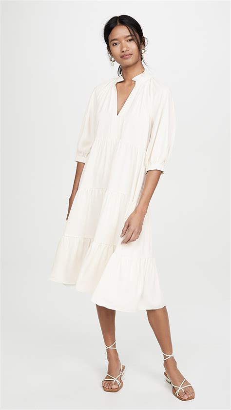 Amanda Uprichard Saffron Midi Dress Shopbop Casual White Dress White