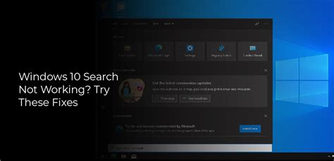 Windows 10 Search Not Working Try These Fixes