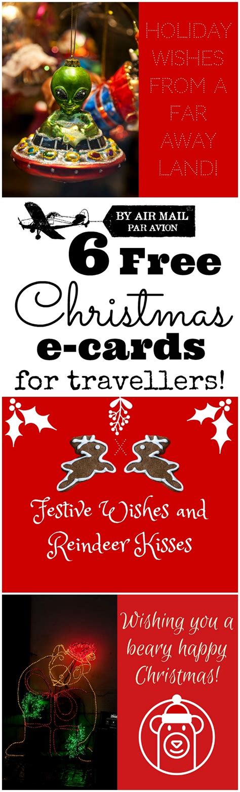 Our ecard maker has tons of amazing design options, and a huge selection of free ecard templates that is constantly updated with new stuff. Sunday Musings: 6 Free Christmas E-Cards! - Vagabond Baker