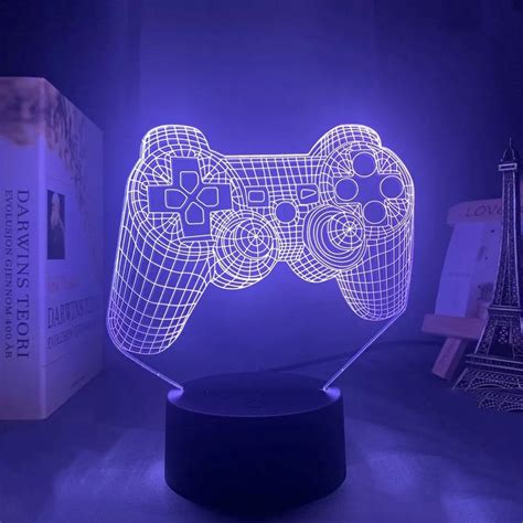 Playstation Controller Gaming Lamp Ps4 Ps5 Streaming Etsy
