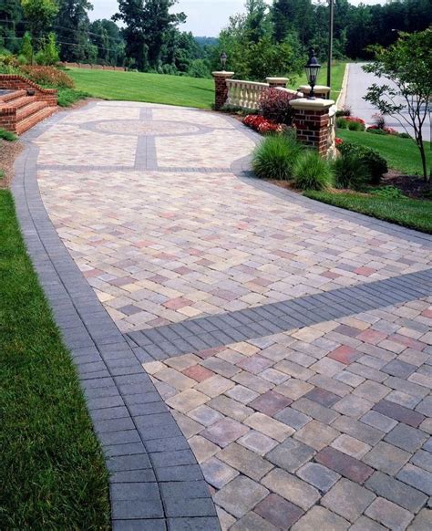 Driveway Design Ideas With Pavers Janette Grove