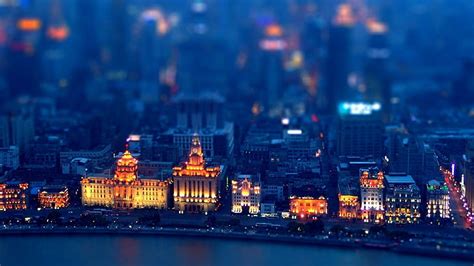 Tilt Shift Photography Of Cityscape Micro Photography Of Miniature