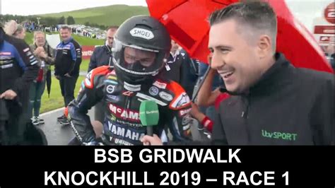 bsb gridwalk 2019 knockhill race 1 youtube