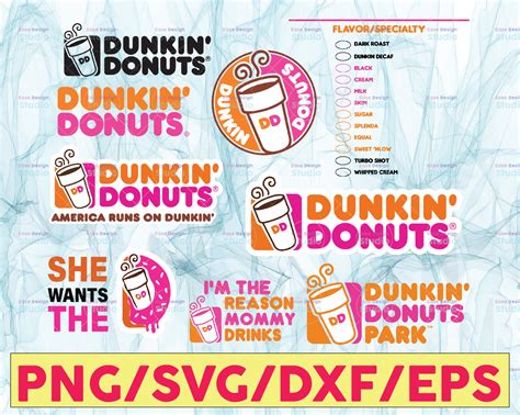 Dunkin Donuts Cup Svg