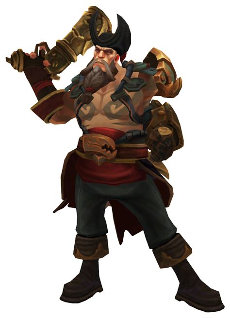 image gangplank render png league of legends wiki champions items strategies and many more