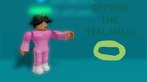 Getting The Teal Halo In Tower Of Hell Roblox Tower Of Hell