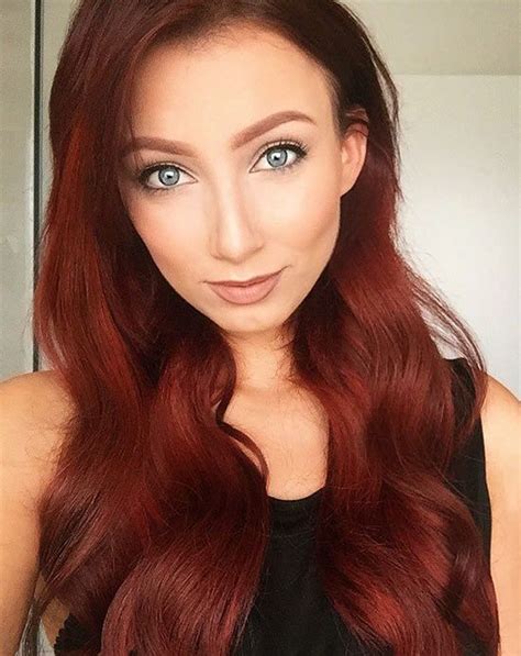 20 Amazing Auburn Hair Color Ideas You Can’t Help Trying Out Right Away Deep Auburn Hair