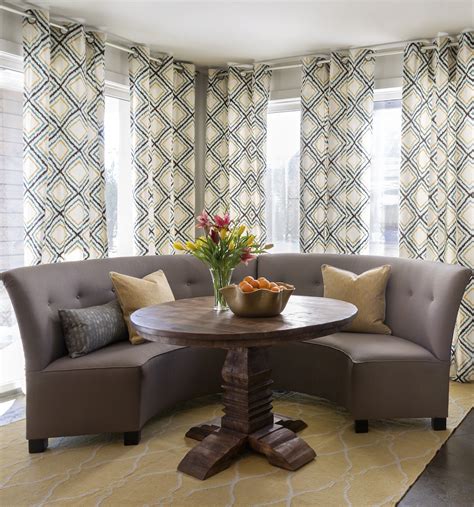 Shop for dining room banquette bench online at target. Dining Room: Elegant Dining Furniture Design With Curved ...