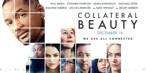 An advertising executive wrestling with grief finds meaning by writing letters to unconventional . Collateral Beauty (2016) - Movie Review — Trilbee Reviews