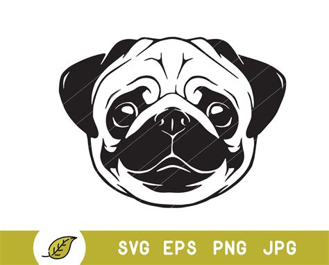 Dog Outline Face Outline Art Clothing Dog Silhouette Monogram Svg