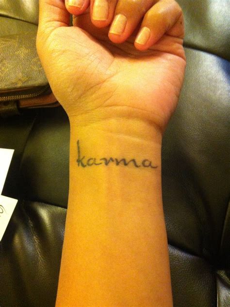 Karma Tattoo Karma Tattoo Tattoos Knot Tattoo