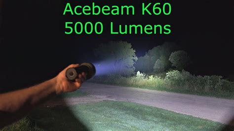 We did not find results for: Acebeam K60 Wicked 5000 Lumen Flashlight - YouTube