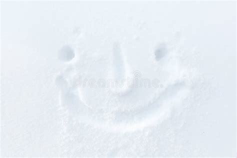 Smiley Face Smiling Snowman Winter Stock Photo Image Of Happiness