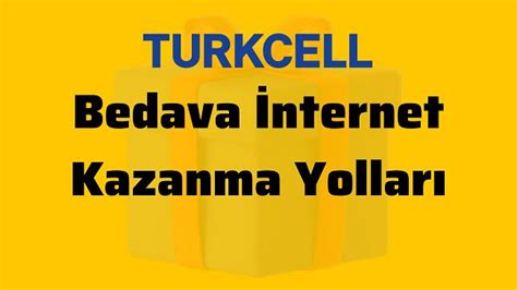 Turkcell İnternet Kazanma Yolları Yeni Kampanyalar Ocak 2024 Mobil
