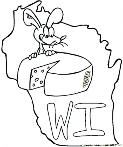 Bucky Badger Coloring Page at GetColorings.com | Free printable colorings pages to print and color