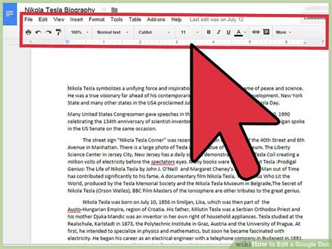 This way, each time you create a new document, your margins will. How to Edit a Google Doc (with Pictures) - wikiHow
