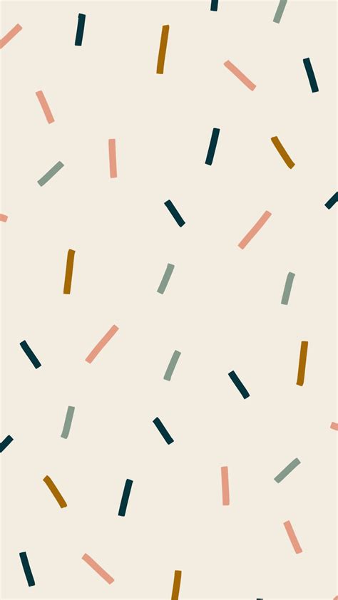 Sprinkle confetti repeated pattern created in Procreate on ...