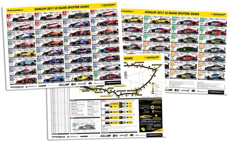 Dunlop 2017 Le Mans Spotter Guide
