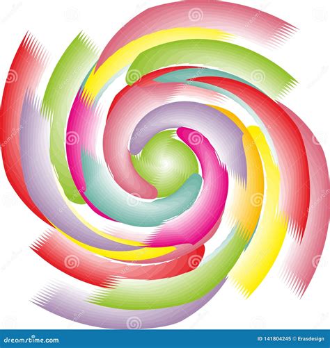 Background Circle Swirl Vector Graphic Stock Illustration