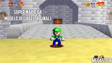 Super Mario 64 Modelo De Luigi And Gameplay Loquendo L Is Real 2401