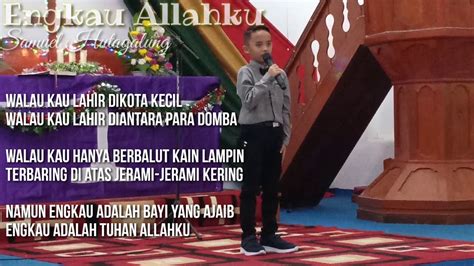 Seperti perayaan natal tahun 2016 lalu dimana gereja tempat saya melakukan perlombaan drama natal antar kaum pria, kaum wanita, pemuda pemudi dan sekolah. Puisi Natal Sekolah Minggu - YouTube