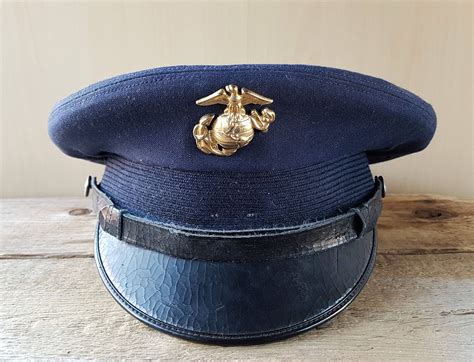 Vintage Blue Air Force Dress Cap Military Cap Agrohortipbacid