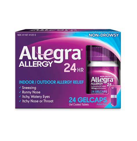 24 Hour Gelcaps Allegra® Allergy Relief Medicine