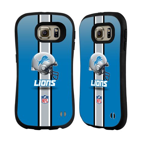 Official Nfl Detroit Lions Logo Hybrid Case For Samsung Phones Ebay