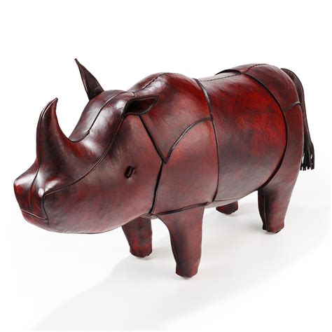 Handmade Leather Rhino Medium 33 Inches Long The Present Finder