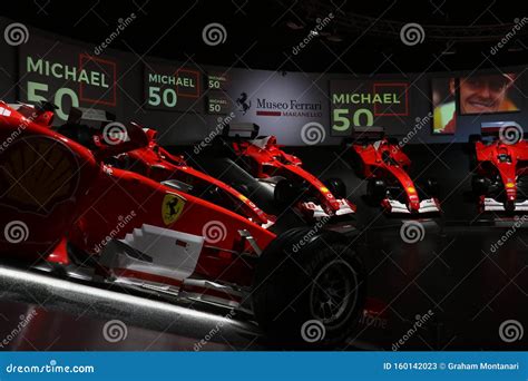Display Of Formula 1 Ferraris Editorial Stock Photo Image Of