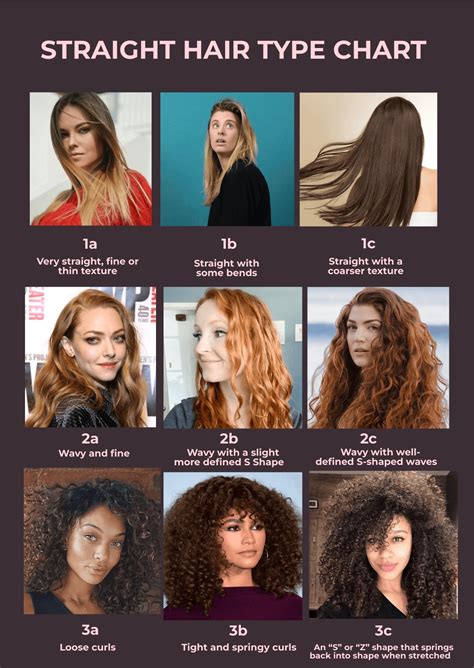 Free Hair Type Chart Template Download In Word Pdf Illustrator