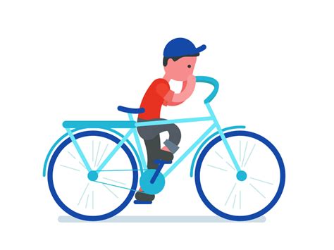 The advantage of transparent image is that it can be used efficiently. Bicycle boy by Tanka on Dribbble