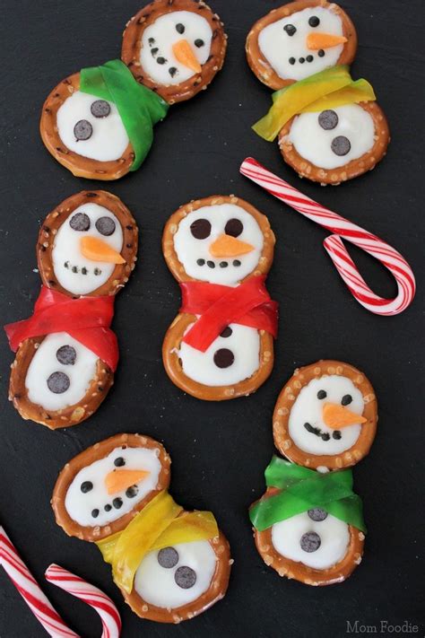 With this easy christmas speaking board game, young learners will be able to ask and answer common questions about christmas and santa cl. Snowman Pretzels are such a cute holiday treat & easy to make too. Kids are sure to go craz ...