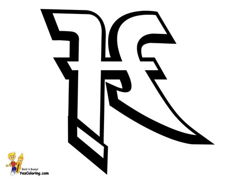 Here are fearless graffiti coloring pages you can print out. Tag Graffiti Printables | Free | Graffiti Alphabets | Banksy