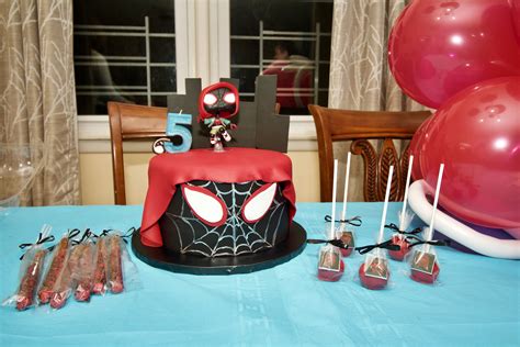 Mile Morales Cake Spiderman Birthday Cake Spiderman Birthday Party