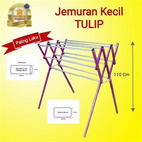 Jemuran baju / jemuran handuk / jemuran 3 tingkat stainless steelrp235.000: Jemuran Kecil Baju Pakaian Handuk Warna 1 Meter Unik Promo ...