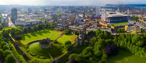 Aerial Filming in Cardiff Castle - Aerial Photography ...