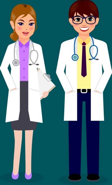 Seiring dengan perkembangan zaman dan semakin beragamnya jenis film kartun dan animasi para pengisi suara berharap mereka tetap bertahan dan berkembang dalam proses produksi film untuk. Dokter Ikon Kartun Berwarna Blus Berdesain Seragam-vektor Icon-vektor Gratis Download Gratis