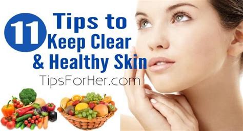 11 Tips For Keeping Clear And Healthy Skin Smooth Skin Naturally