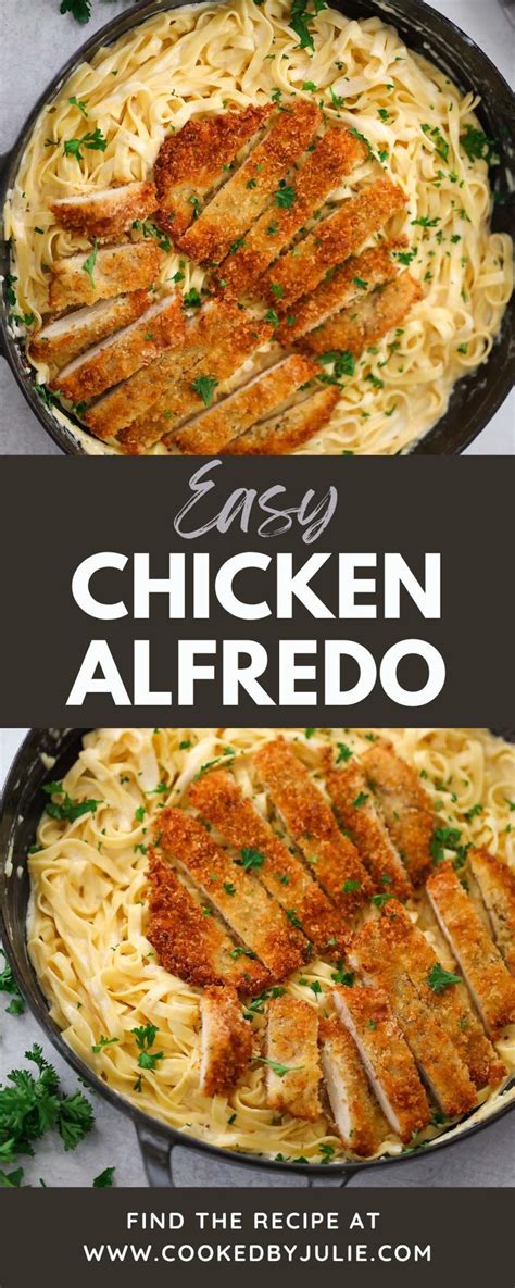Breaded Chicken Alfredo Recipe Artofit