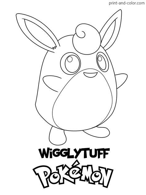 The simple shapes makes it easy for the wider crayons used by younger children making this a fun toddler, preschool or kindergarten children. Pokemon coloring pages | Print and Color.com