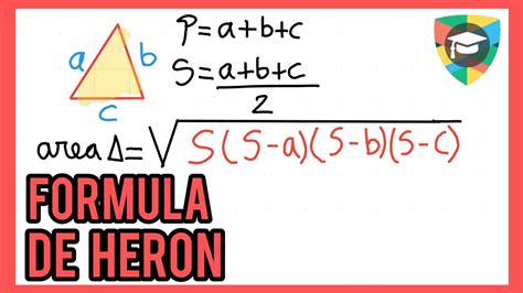 Formula De Heron Para Calcular El Area De Un Triangulo Ejemplos