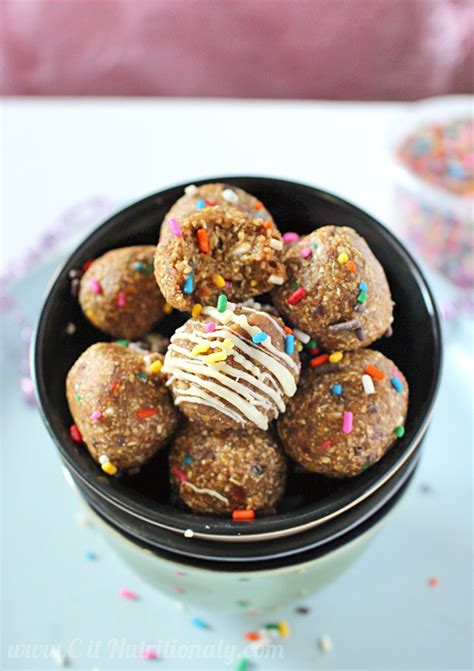 Betty crocker™ dessert decorating & specialty products. Healthy Birthday Cake Energy Bites - C it Nutritionally